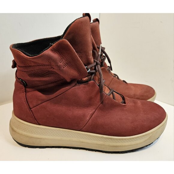 ECCO Women's Solice Mid-Cut Gore-tex Water Proof Insulated Boot Size 10-10.5 - Picture 2 of 14